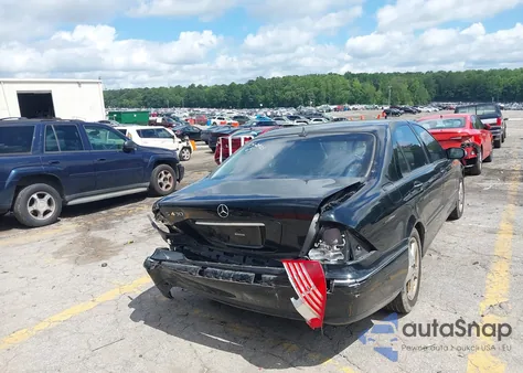 2004 Mercedes-Benz S 430 z USA, uszkodzony, nr VIN WDBNG70J34A419316